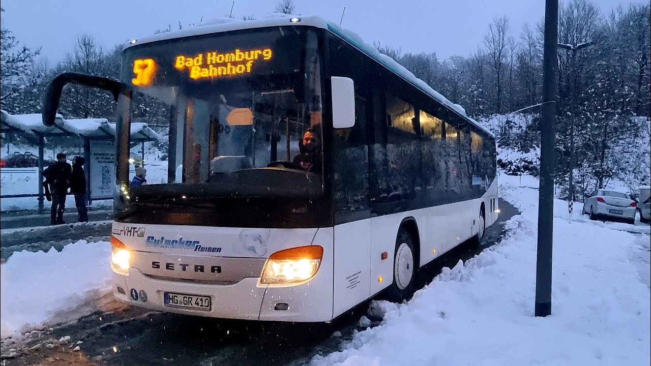Mitfahrt Buslinie 57: Im Schnee auf den großen Feldberg