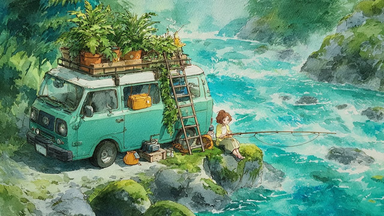 🌊 Ocean Breeze Lo-fi | Relaxing Nature Study Beats