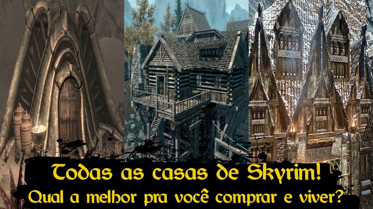 Skyrim - Qual a melhor casa? Todas as casas 