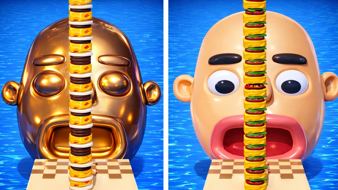 Sandwich Runner | Character VS Character - Satisfying Relaxing Speedrun Gameplay