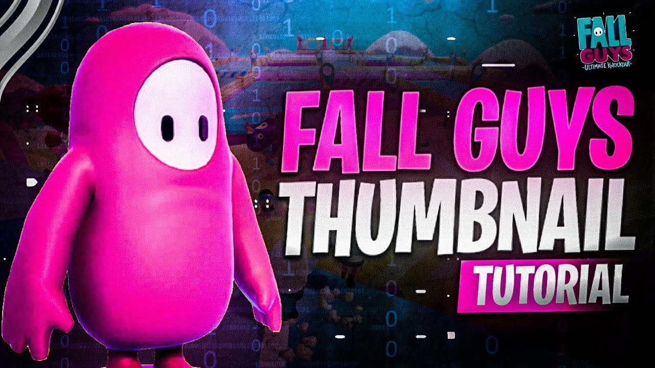 Fall Guys thumbnail tutorial with pack |  On Android