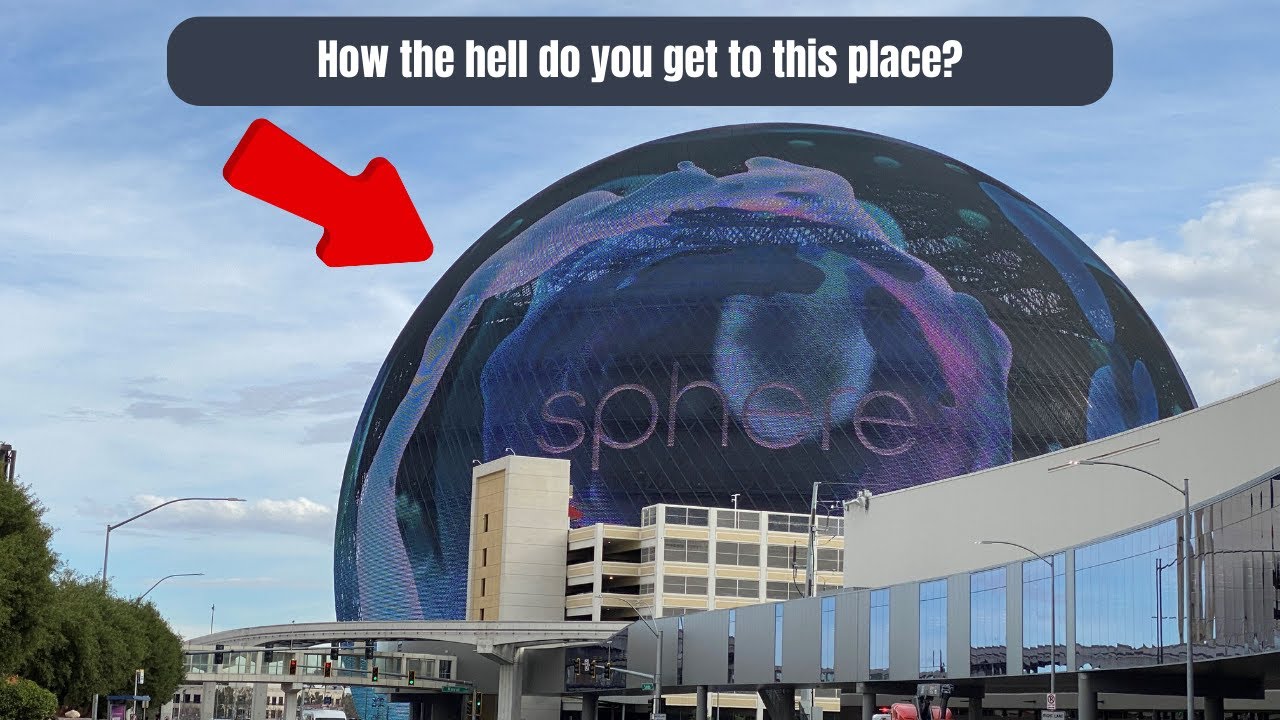 How do you actually get to the Sphere from the Venetian in Las Vegas?  Here's how!