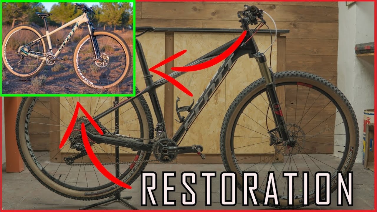 BIKE RESTORATION-🎨CUSTOM PAINT🎨- 🚀SCOTT SCALE 2016🚀