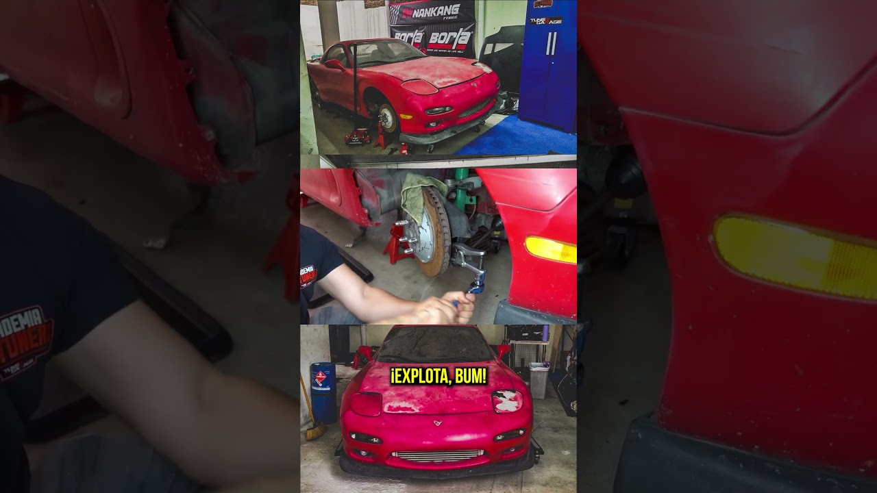 Mucho CUIDADO usando esta HERRAMIENTA... PUEDE EXPLOTAR  #mazda #rx7 #2jz