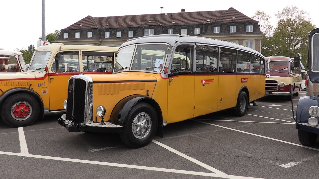 Oldtimer Omnibusse im Technik Museum Speyer 4K
