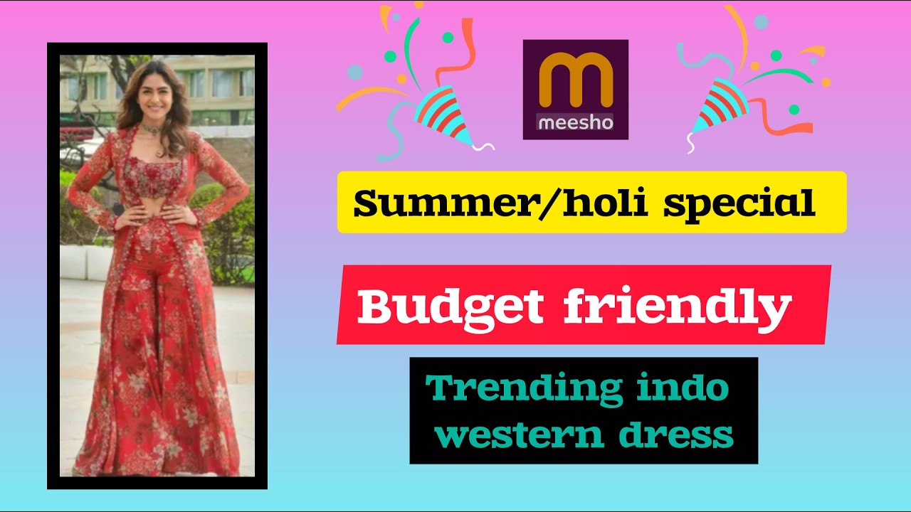 Meesho holi/ summer special outfits/trending dress/budget friendly/The Glorious Tips 👍/Khushboo Jain