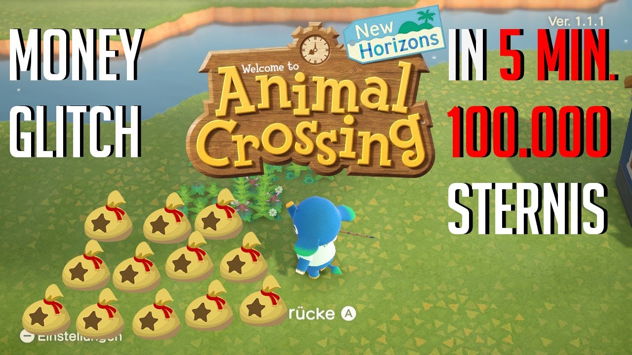 100.000 Sternis in 5 Min. Animal Crossing New Horizons (Glitch German) | TeamHorizon
