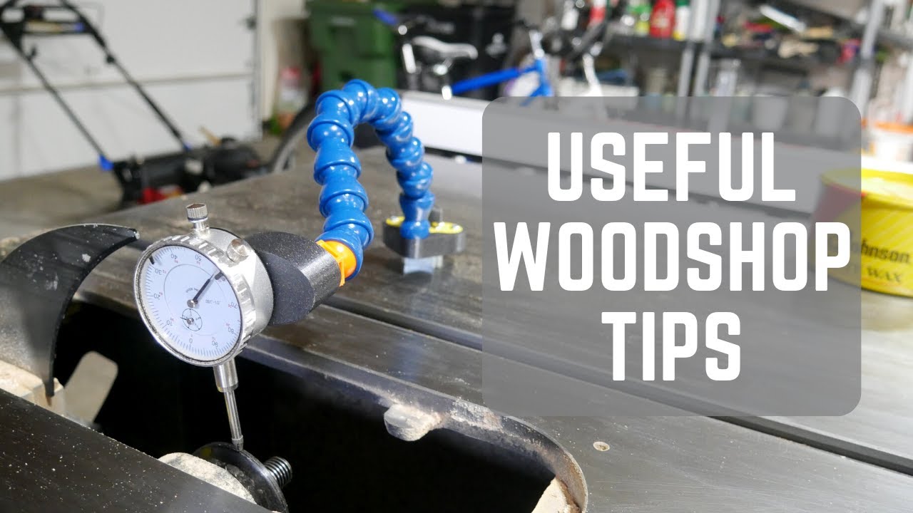 Loc-Line in the Woodshop - Dust Collection and Jigs