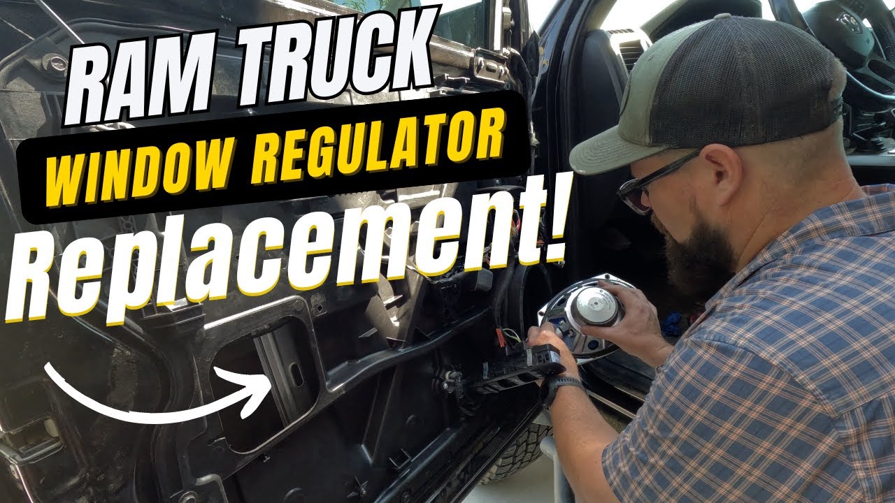 Window Regulator Inner Door Panel Replacement Ram 2013-2018 2019-20 Classic Truck