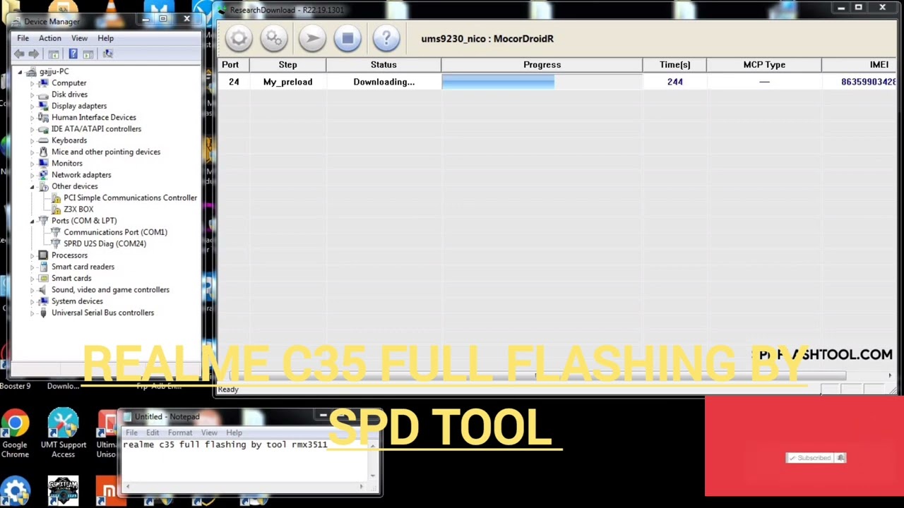 REALME C35 RMX3511 FULL FLASHING