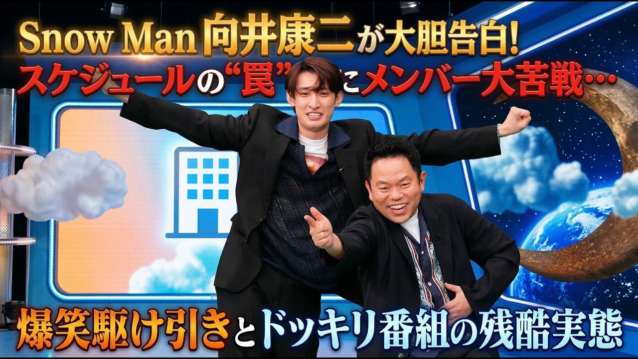 【衝撃】Snow Man向井康二が明かした「グループ共有スケジュール」の罠！メンバーとの“爆笑駆け引き”とドッキリ番組の残酷な実態にファン騒然-八五TV