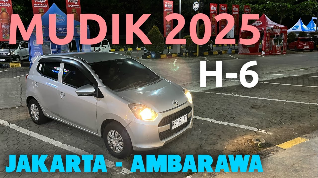 MUDIK H-6 LEBARAN 2025 | DAIHATSU AYLA | 2025 #mudik2025 #lebaran2025