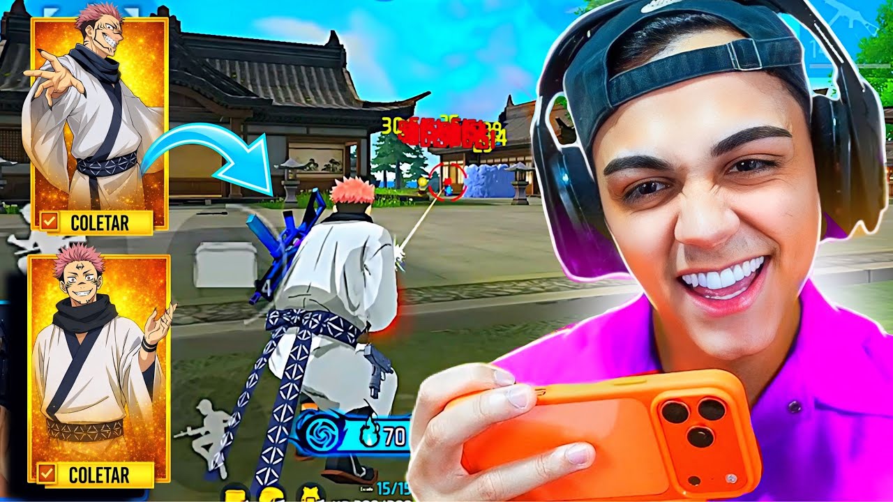 O PODER DO SUKUNA DEU SENSI PRO FREITAS! 🔥 BOOYAH INSANO + MUITAS KILLS!!