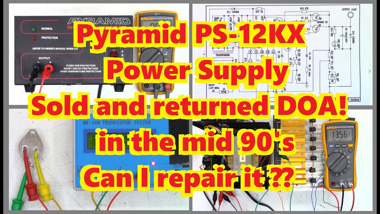 PS-12KX Pyramid Power Supply that I sold it new in the 90's and it was returned DOA. Can I fix it??