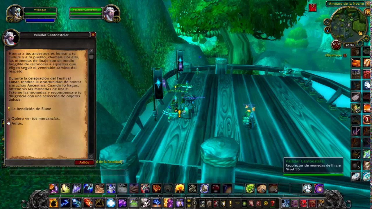 La bendición de Elune - Misión world of warcraft