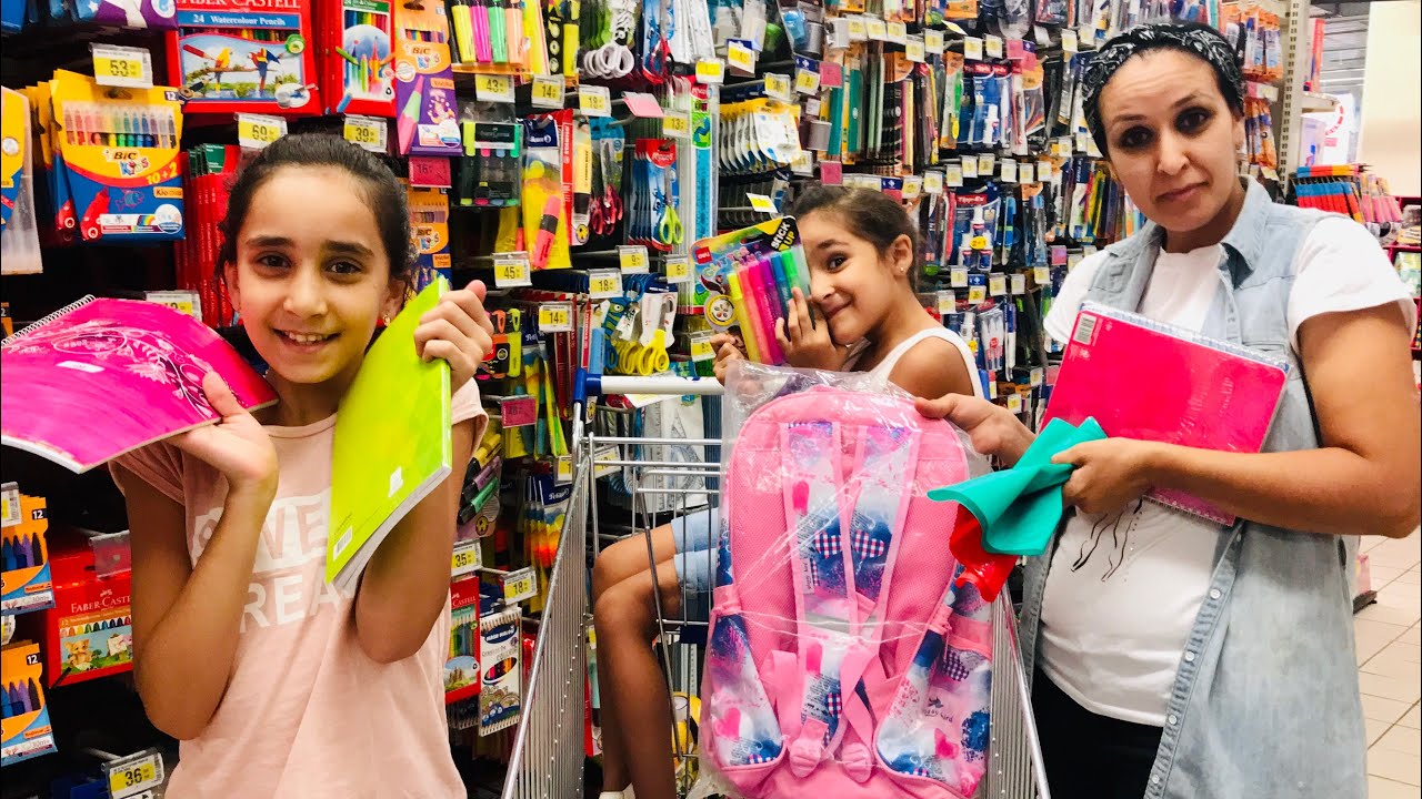 مشترياتي للمدرسة 2019/2020  📚🖍📚✏️back to school