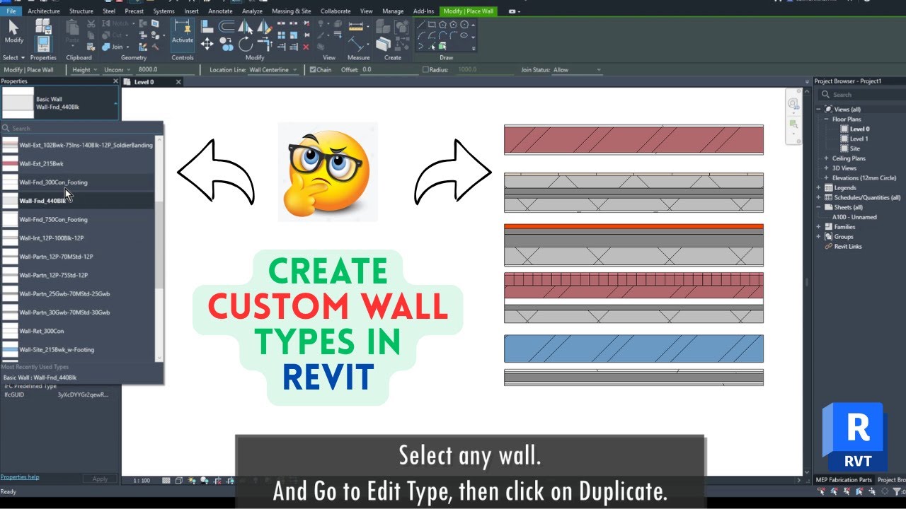 How to Create Custom Wall Types with Layers in Revit