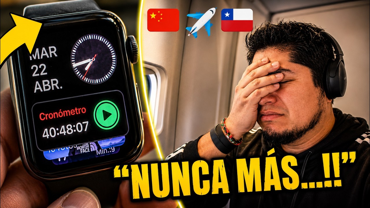 Así es el increíble VUELO de CHINA A CHILE! ✈️🇨🇳🇨🇱