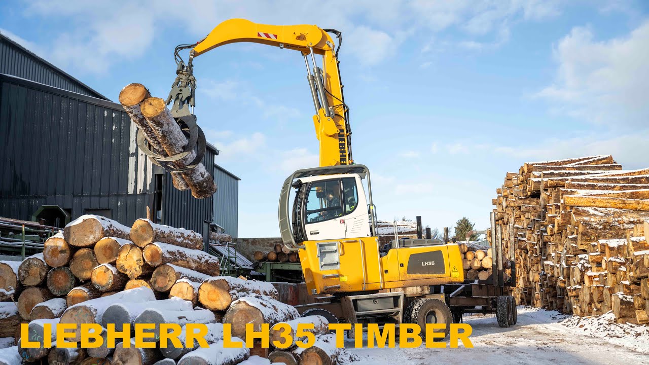 Liebherr LH35M Timber pick and carry