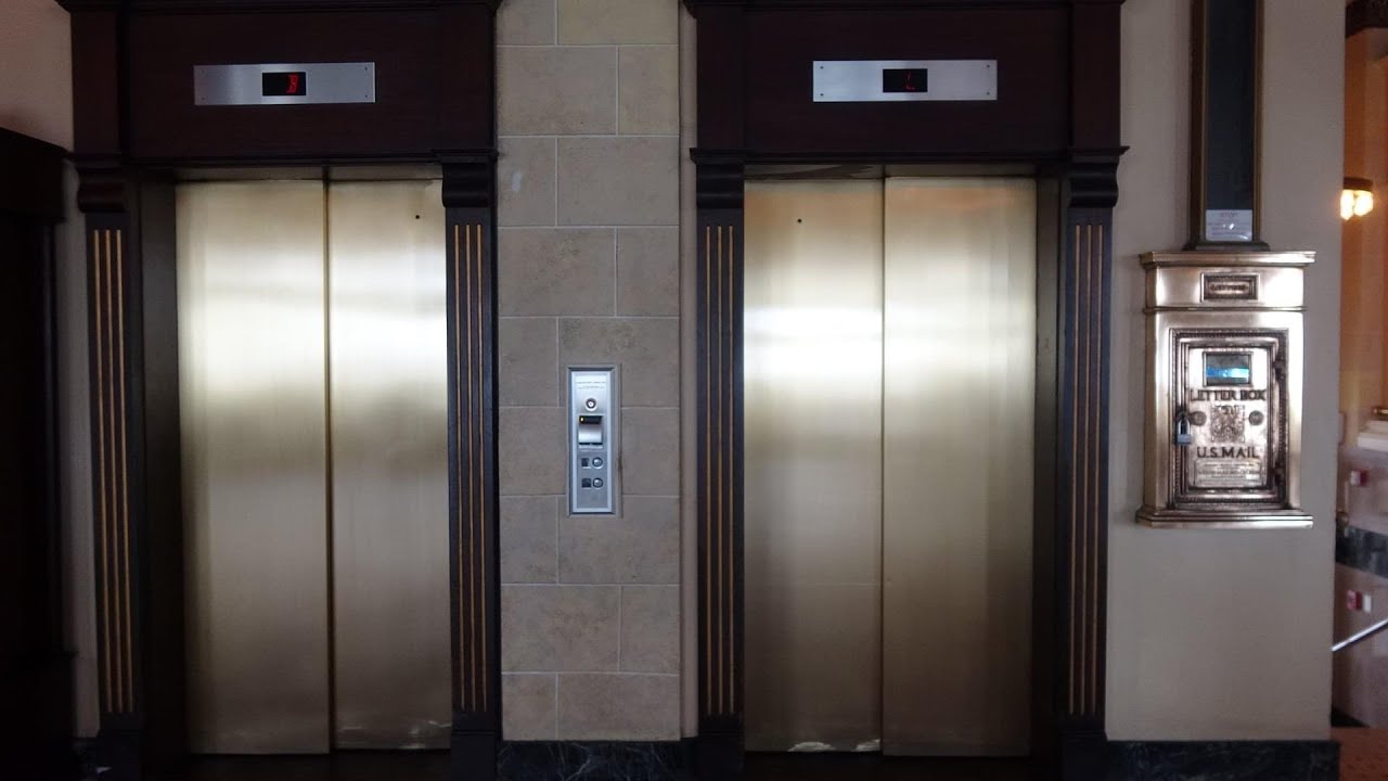 Tastefully Modernized Vintage Otis Traction Elevators at Grand Galvez Resort & Spa in Galveston, TX.