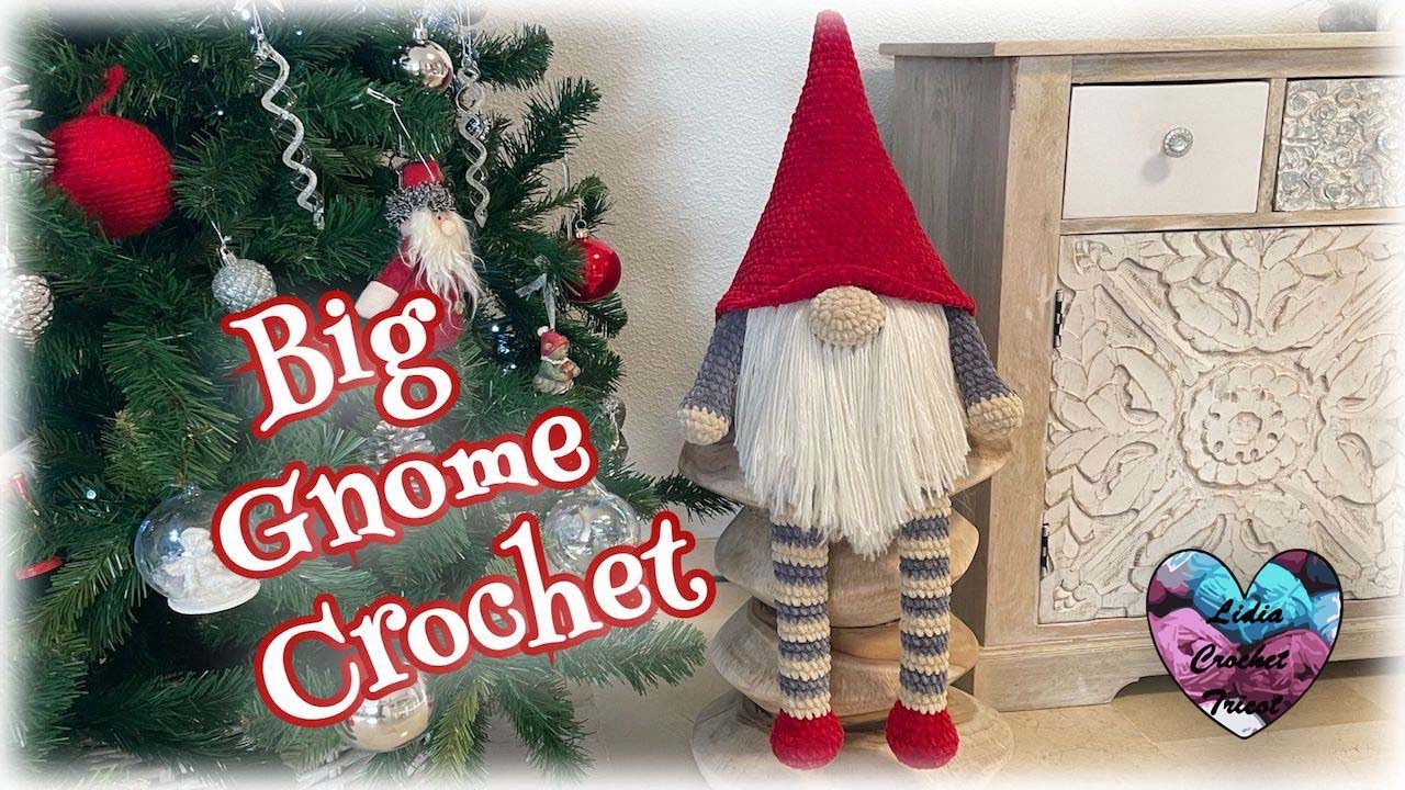 Gnome Géant Crochet Amigurumi Tuto 