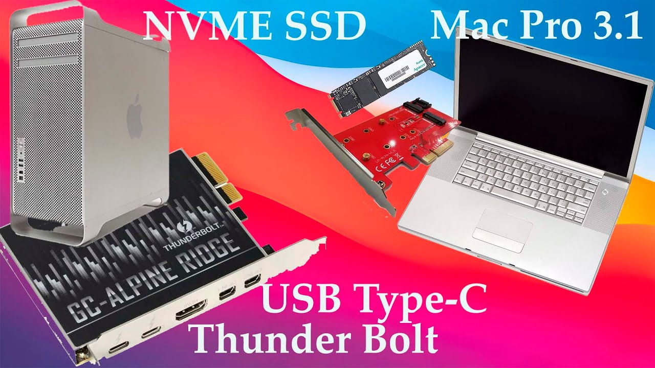 ThunderBolt, NVME SSD на Mac Pro 3.1 - это возможно!