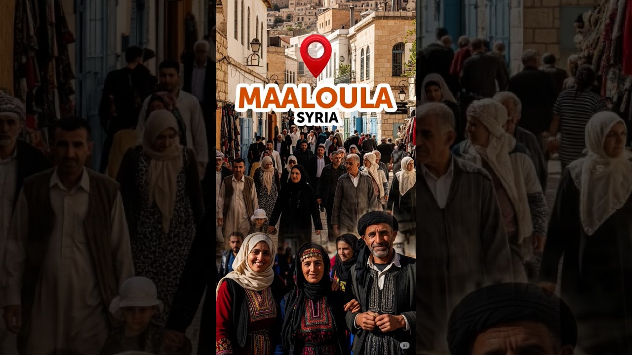 ✝️☪️ Miasto o większości chrześcijańskiej w kraju o większości muzułmańskiej. #syria #maalua #islam #chrześcijaństwo
