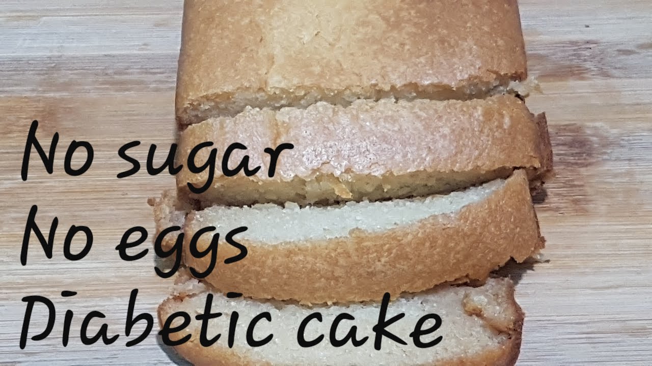 Only 3 Ingredients Diabetic Cake | Sugar Free Cake | Sugar Free Eggless Cake