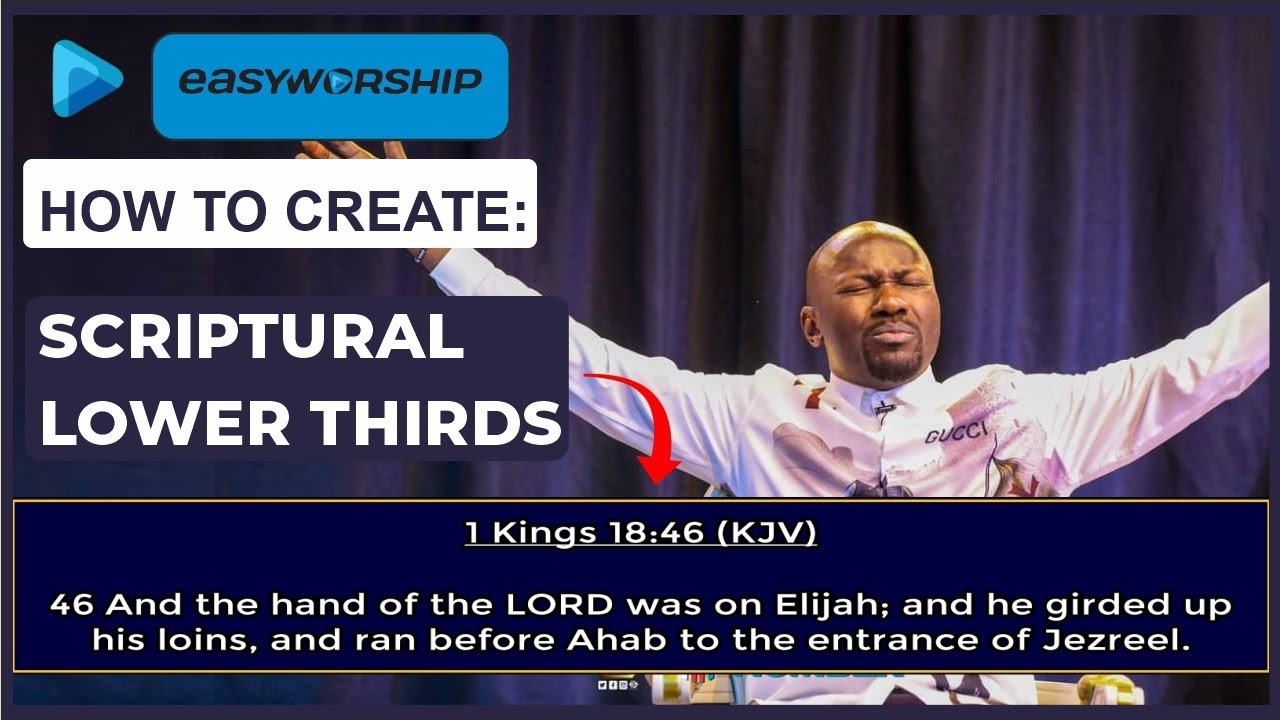 Советы экспертов по созданию нижних третей в Easyworship 7