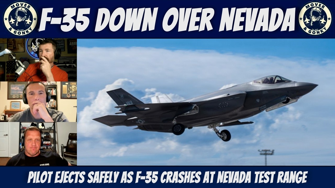 F-35 CRASHES in Nevada &mdash; Pilot Ejects Safely