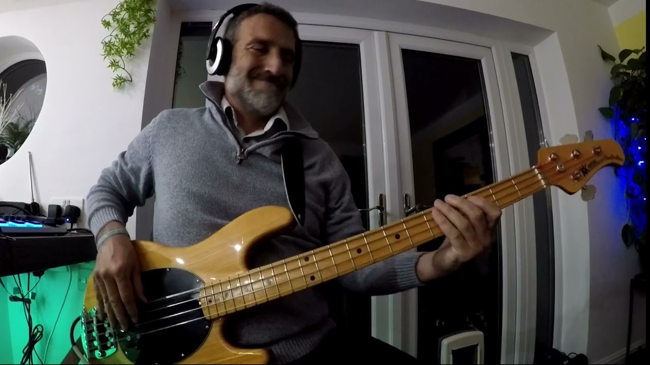 Bass Cover: 'I Work For A Living'; Fonzi Thornton (Original 1982; this Nile Rodgers 12