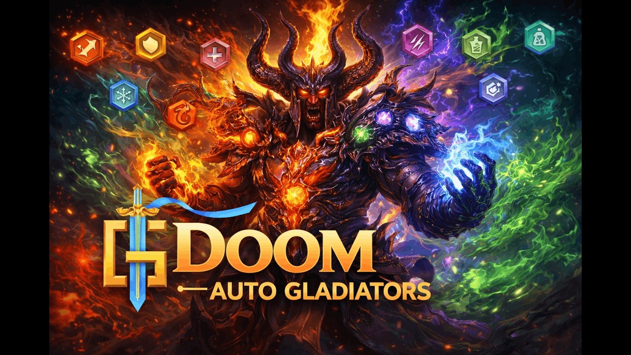 Dota 2 | Auto Gladiators | Doom | Can't decide what build? RANDOM and PRAY!