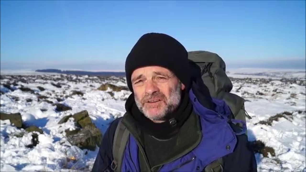 Winter Wild Camp in Snow with Quasar Tent in Peak District