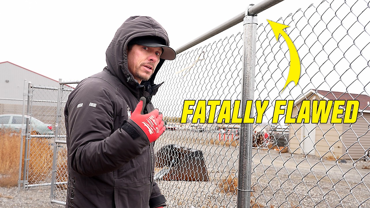 Everyone Builds Chain Link Fence With This Idiotic Method