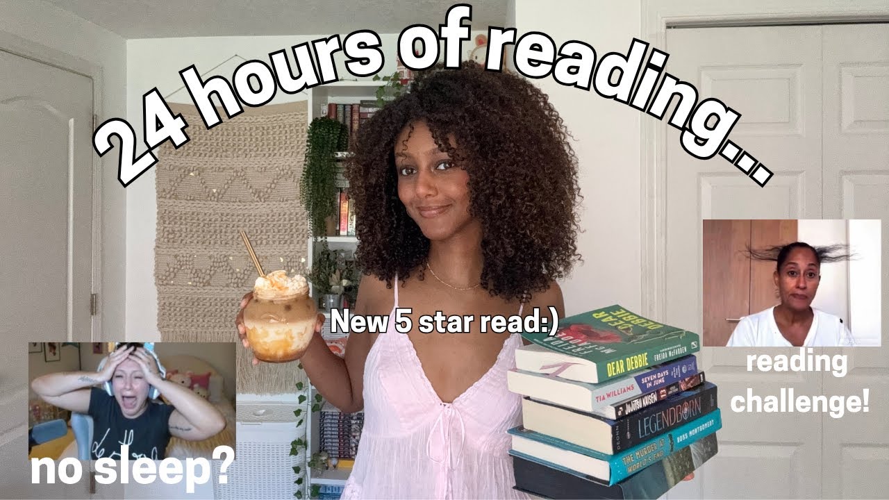 24 hour readathon since I&rsquo;m BONKERS📚😟