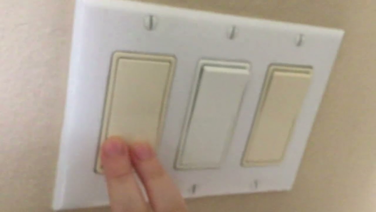 The Switches in my house (downstairs)
