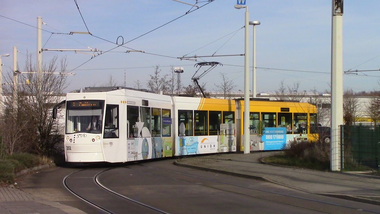 Straßenbahn Gera Tram Route 1 Untermhaus to Zwötzen