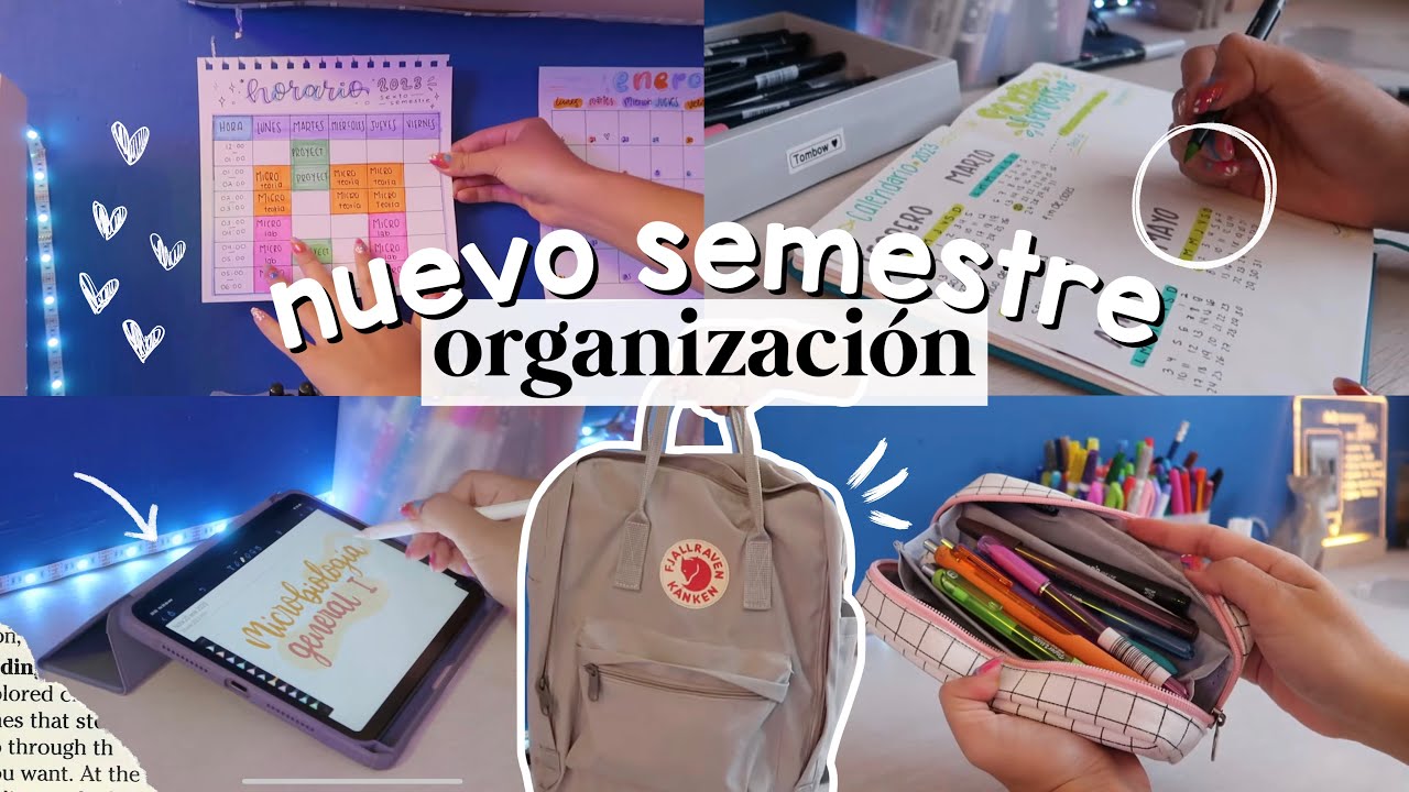 preparación de un nuevo semestre / organización - DanielaGmr ✨