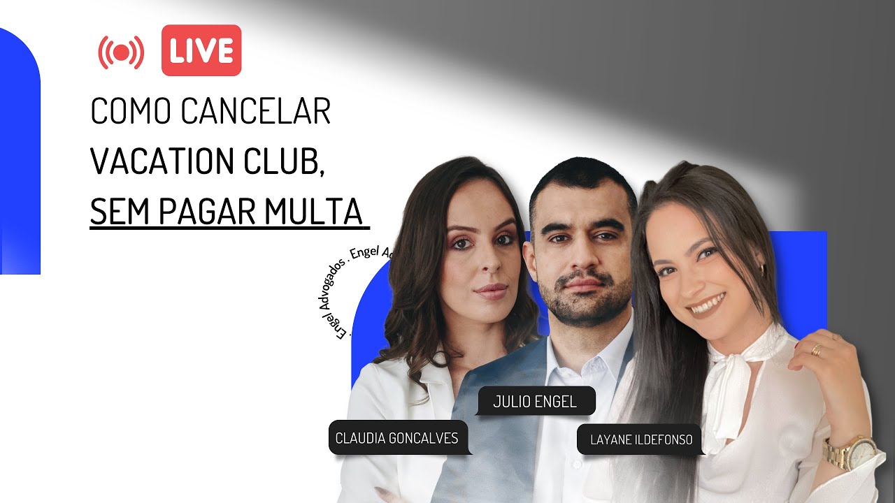 🔴 LIVE - Como CANCELAR Vacation Club SEM PAGAR MULTA