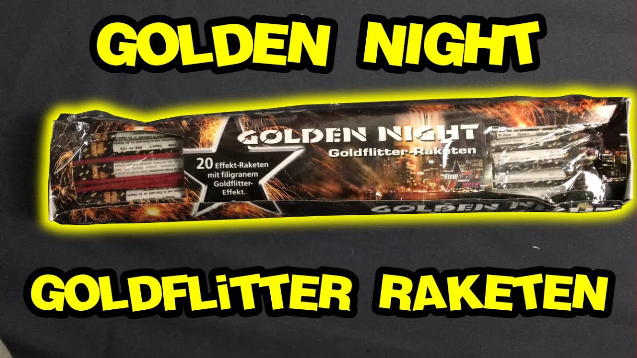 WECO | Goldflitter-Raketen + Nico Turbo Rakete | Im Test
