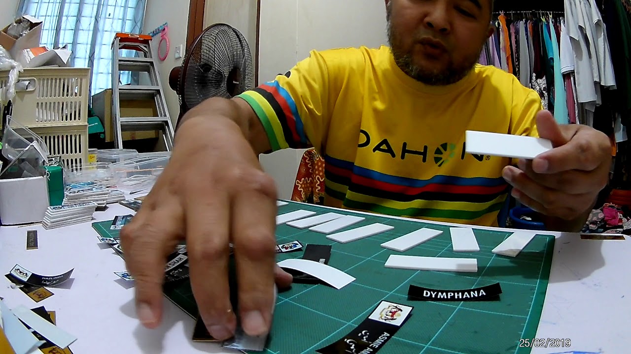 HOW TO MAKE EPOXY NAME TAG D.I.Y PART 1