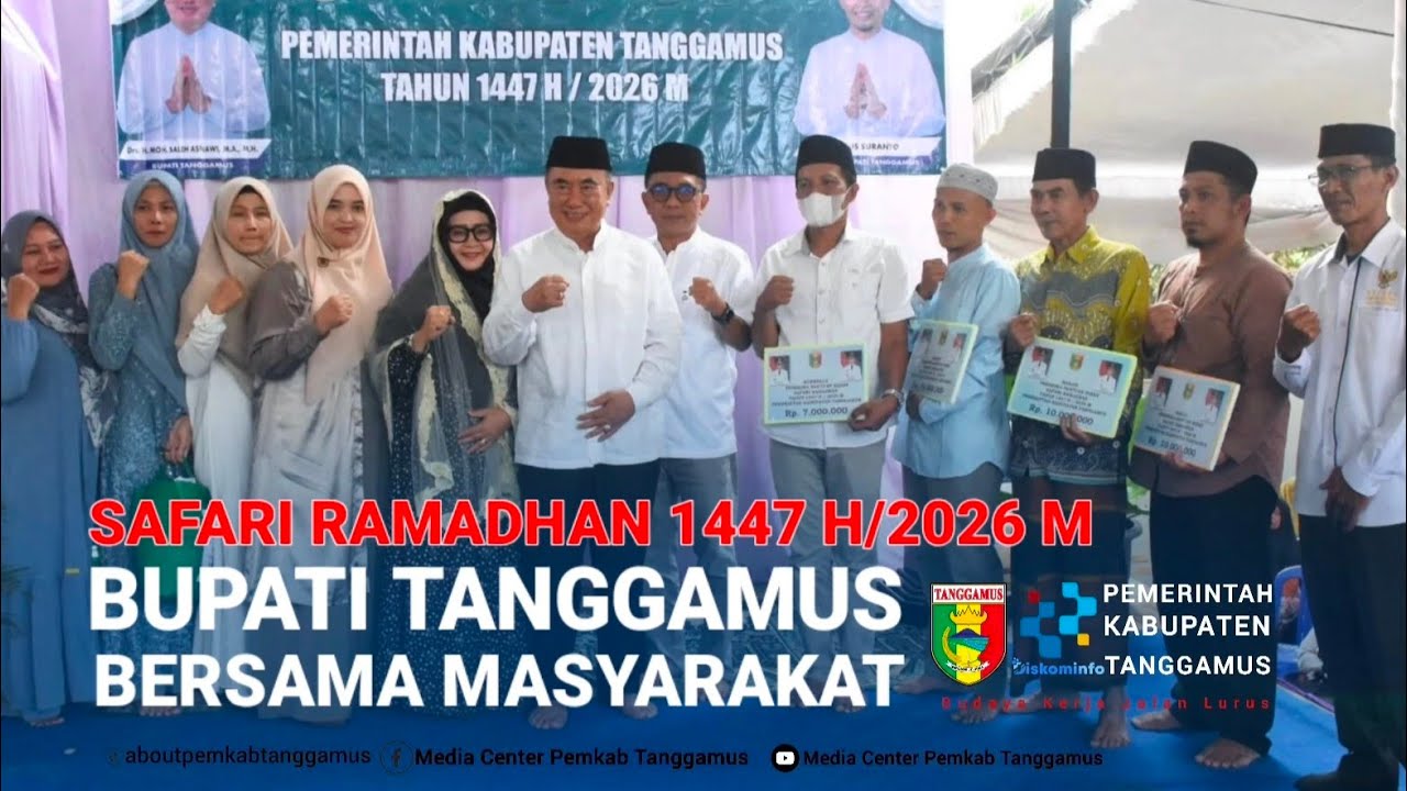 Momen Kebersamaan Ramadhan! Bupati Moh. Saleh Asnawi Gelar Safari Ramadhan di Pekon Argo Mulyo