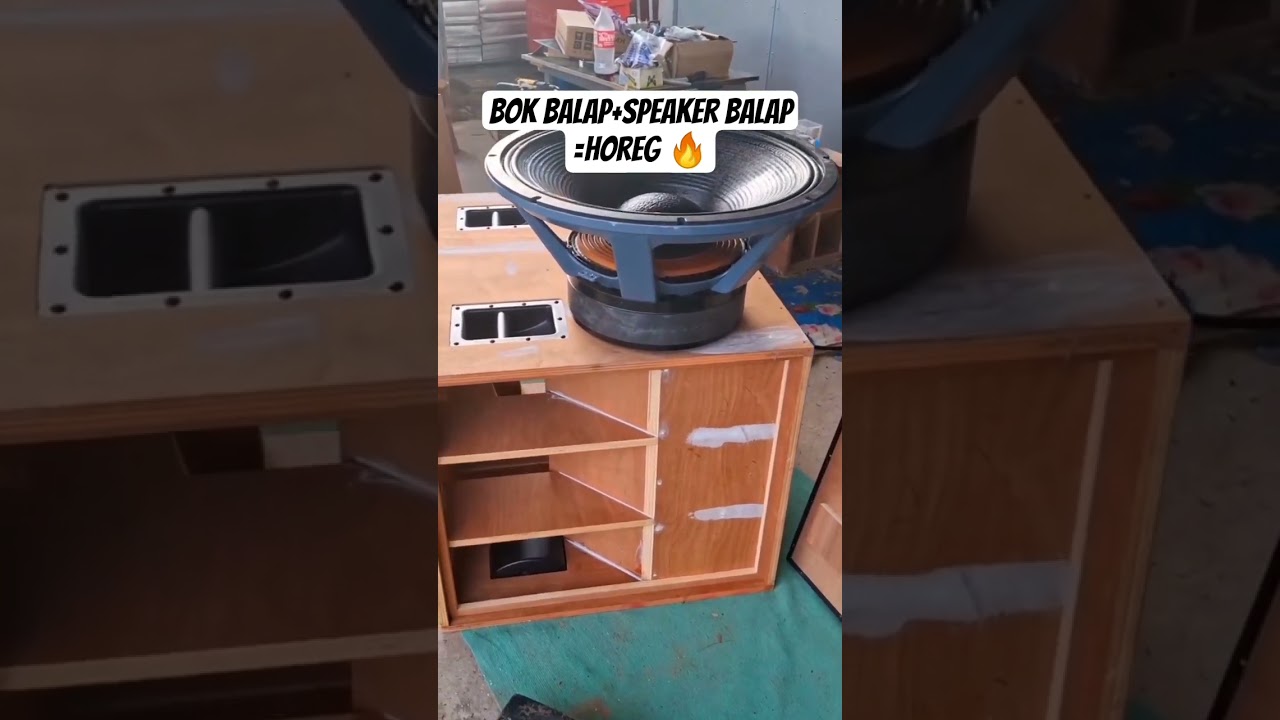 Proses subwoofer balap 🔥. #soundhoreg #subwoofer #tukangbok #speaker #bokspeaker #wow #proses #horeg