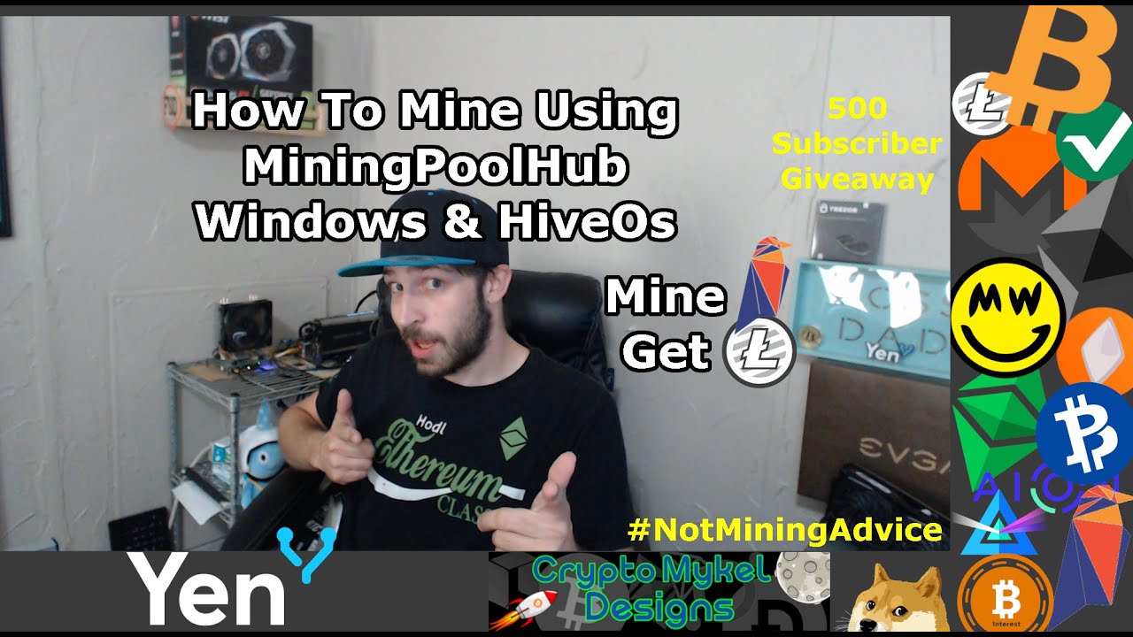 How To - Mine On Windows & HiveOs Using MiningPoolHub With Auto Exchange!