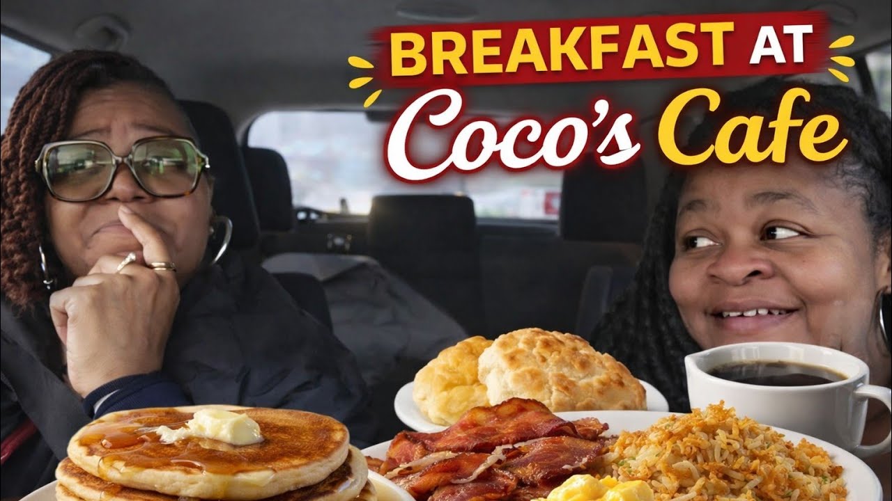 Блинчики, бекон и печенье в кафе Coco&rsquo;s! Полный обзор завтрака.