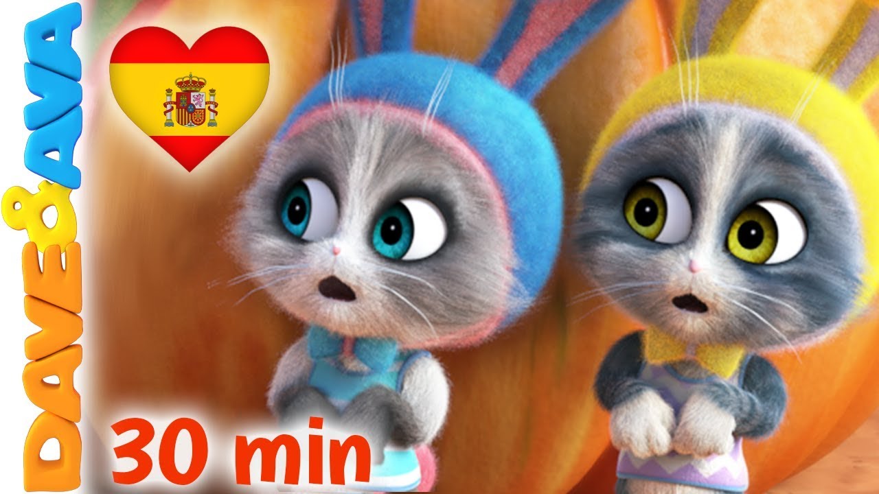 🐰 Conejitos Dormilones | Canciones Infantiles | Dave and Ava en Espa&ntilde;ol 🐰