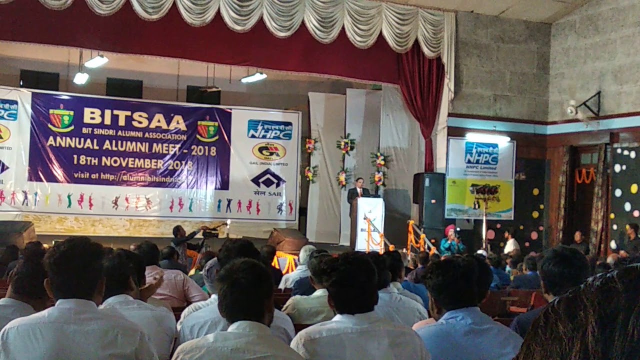 Speech by Dr. Krish P Singh( Director &CEO Holtec International,& alumni of BIT SINDRI) in BIT SINDR