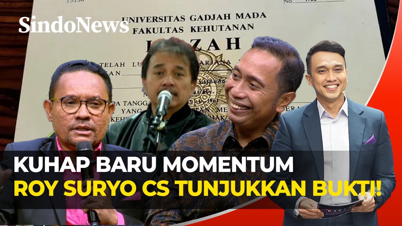 KUHAP Baru Disahkan! Pengacara: Ini Momentum Roy Suryo Cs Buktikan Ijazah Jokowi | Rakyat Bersuara