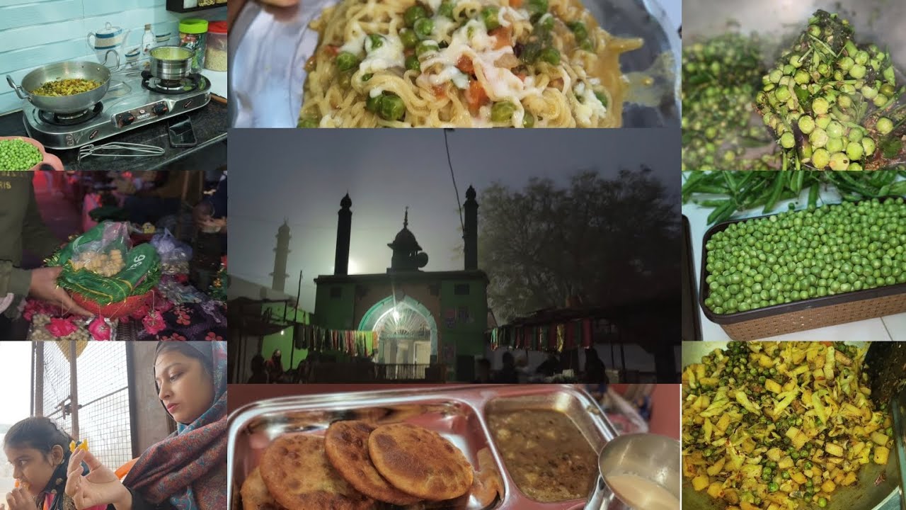 Itni Thand Me Gayi Majar🕌 Darsan Ke Liye || Aaj To Matar🫛 Se Itna Kuch Bana Diya #dailyvlog 