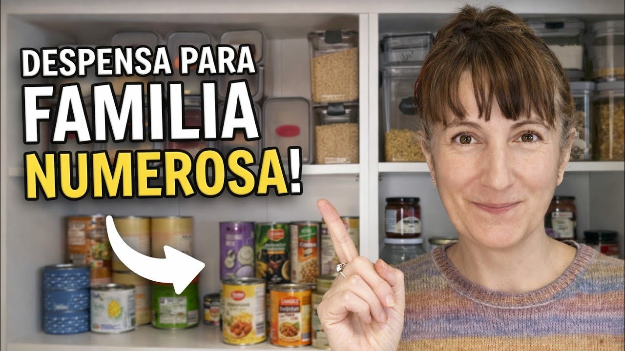 Como disfruto Organizando la despensa 😃 despensa grande de familia numerosa 